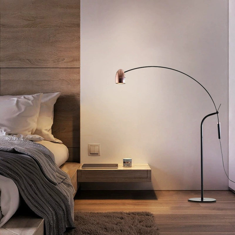 Cooley Minimalistische LED Vloerlamp Zwart Metaal Eetkamer Woonkamer