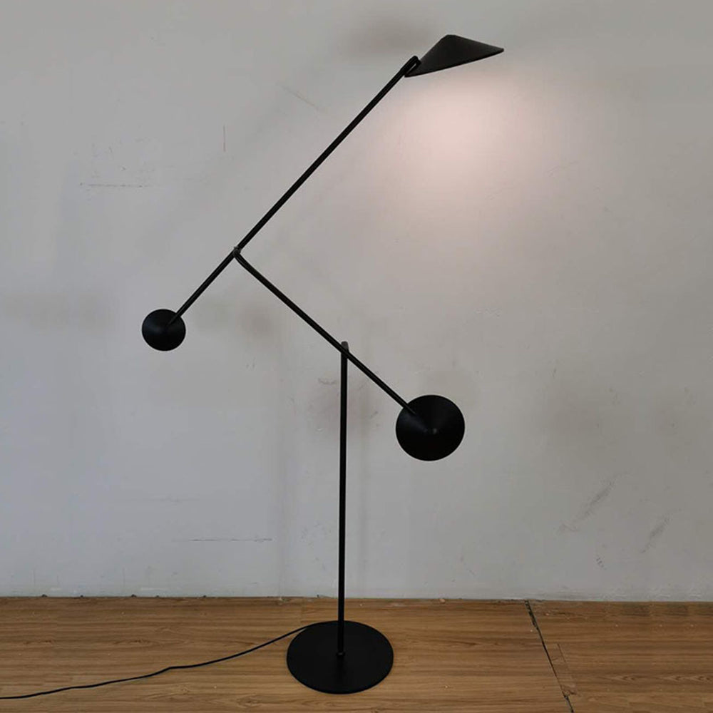 Avi Moderne Design LED Vloerlamp Zwart Metaal Woonkamer Slaapkamer