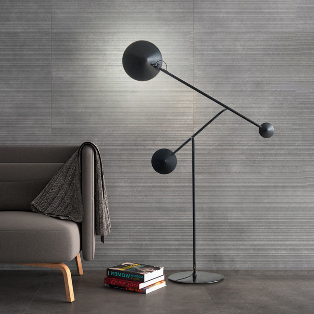 Avi Moderne Design LED Vloerlamp Zwart Metaal Woonkamer Slaapkamer