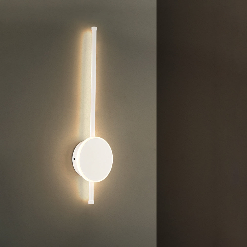 Edge Moderne Ronde Lineaire LED Wandlamp Wit/Zwart/Goud Woon/Slaapkamer Metaal&PC