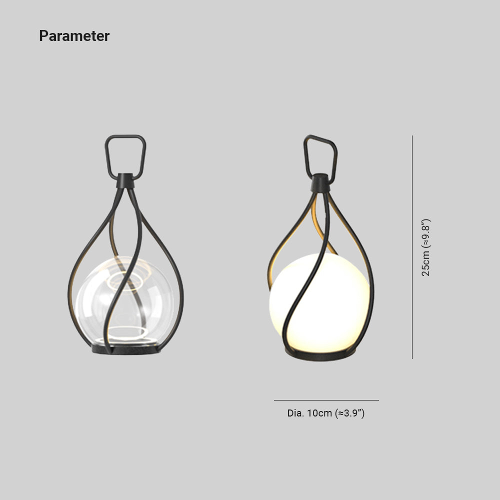 Valentina Moderne Hanglamp Wit/Transparant Metaal/Acryl Tuin/Balkon