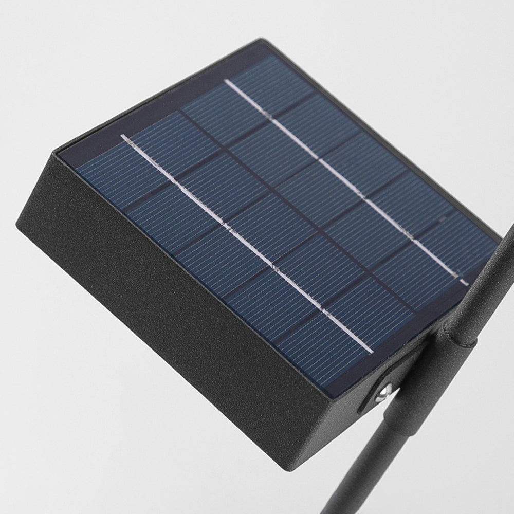 Pena Moderne Hanglamp Zonne Energie Zwart Metaal Tuin/Stoeprand