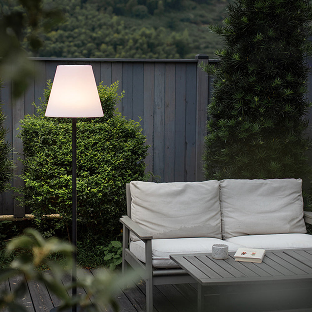 Eryn Moderne LED Buitenlamp Zonne Metaal/Acryl Wit/Zwart Tuin/Stoeprand/Balkon