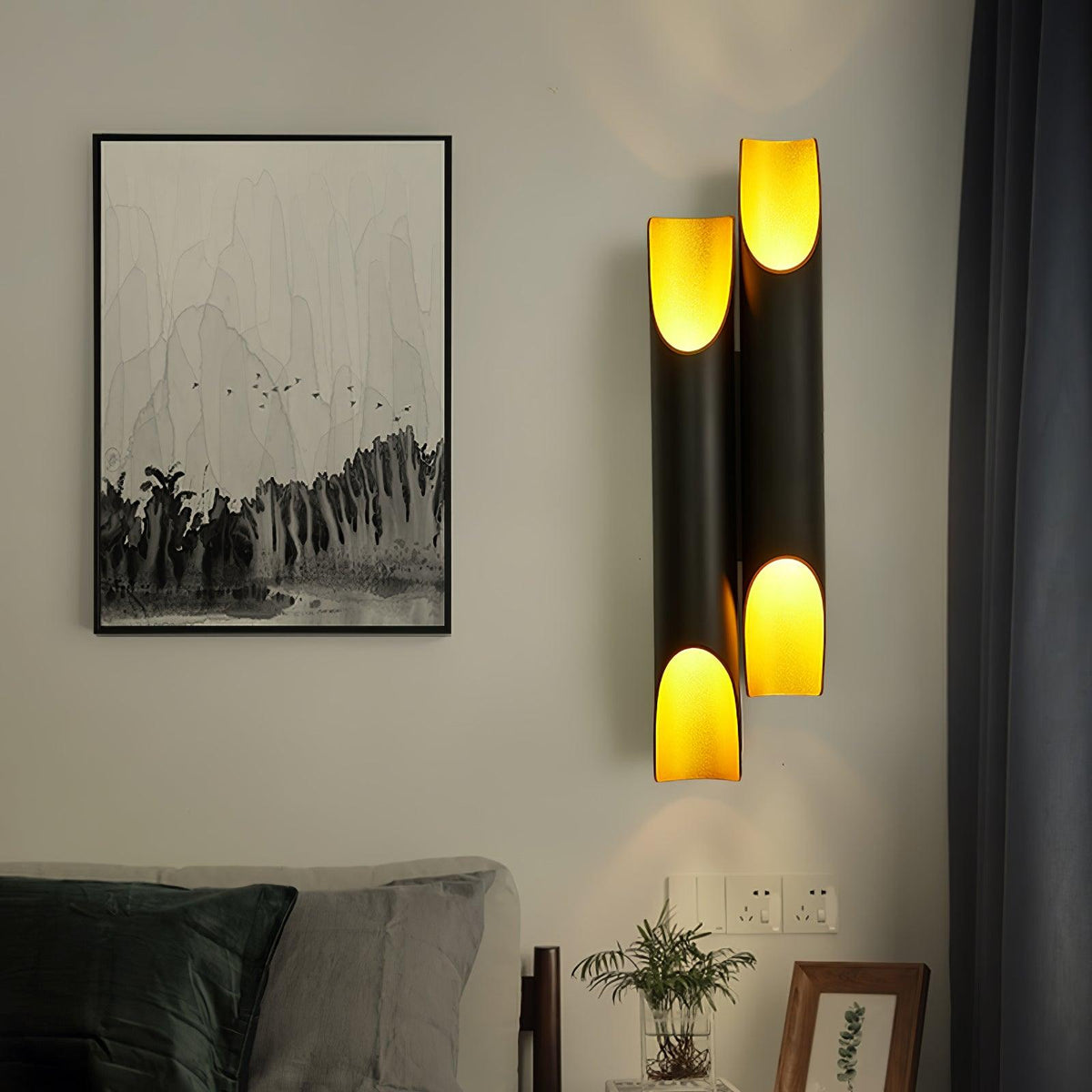 Norearia Moderne Minimalistische Rechte wandlamp