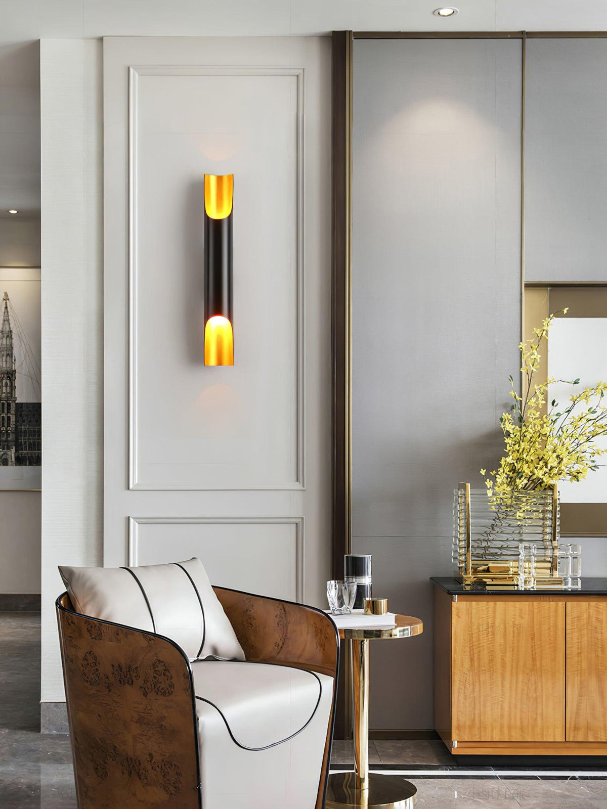 Norearia Moderne Minimalistische Rechte wandlamp