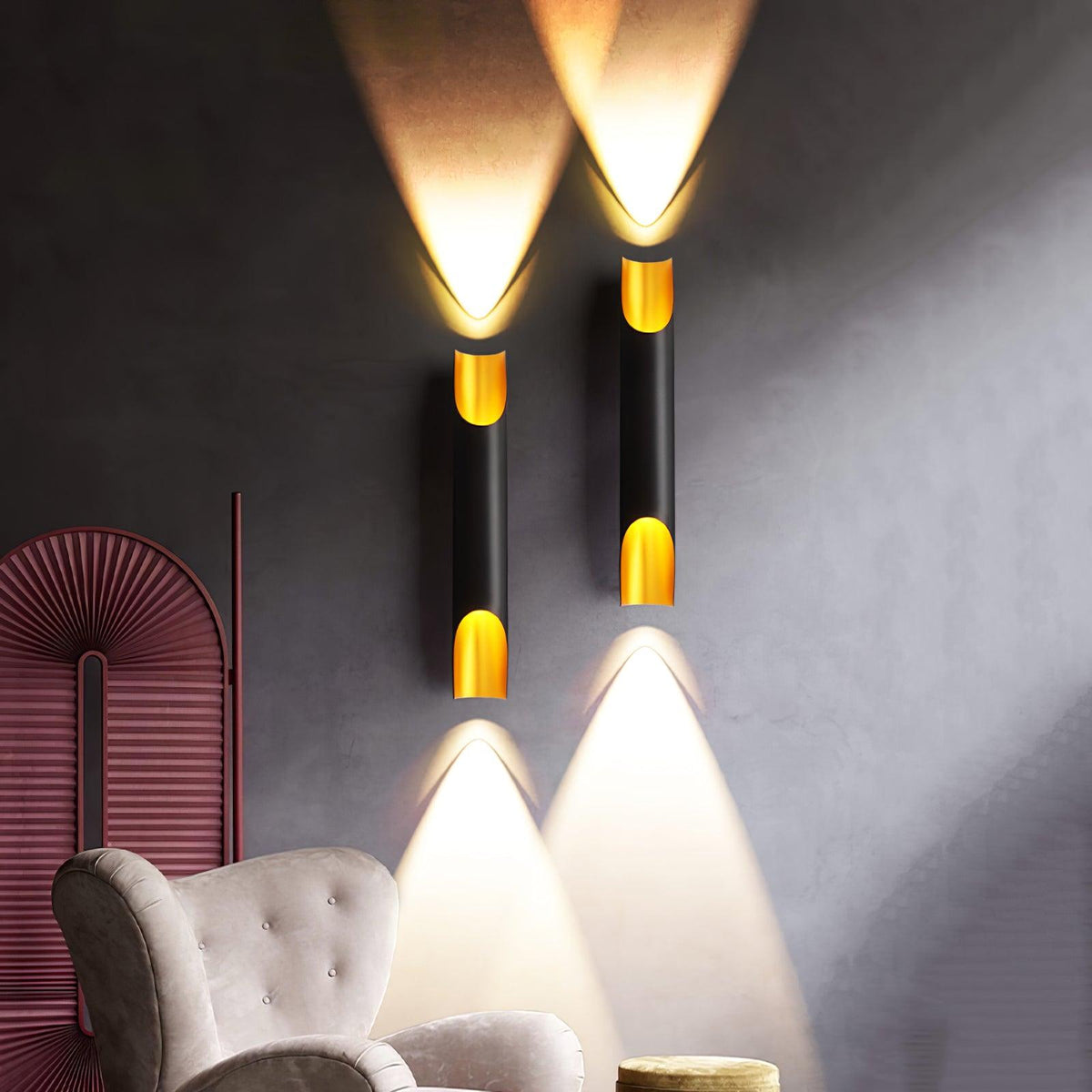 Norearia Moderne Minimalistische Rechte wandlamp