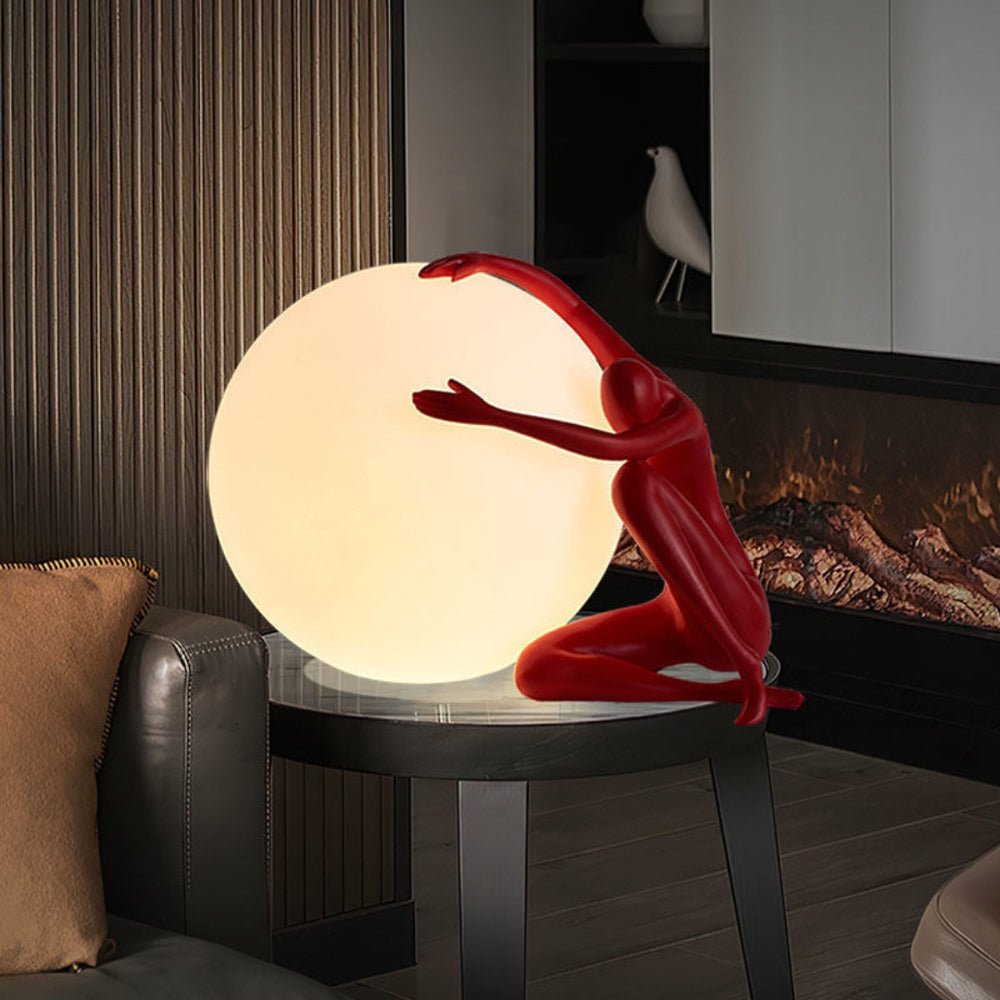 Cosmo Humanoid Ball Holding tafellamp