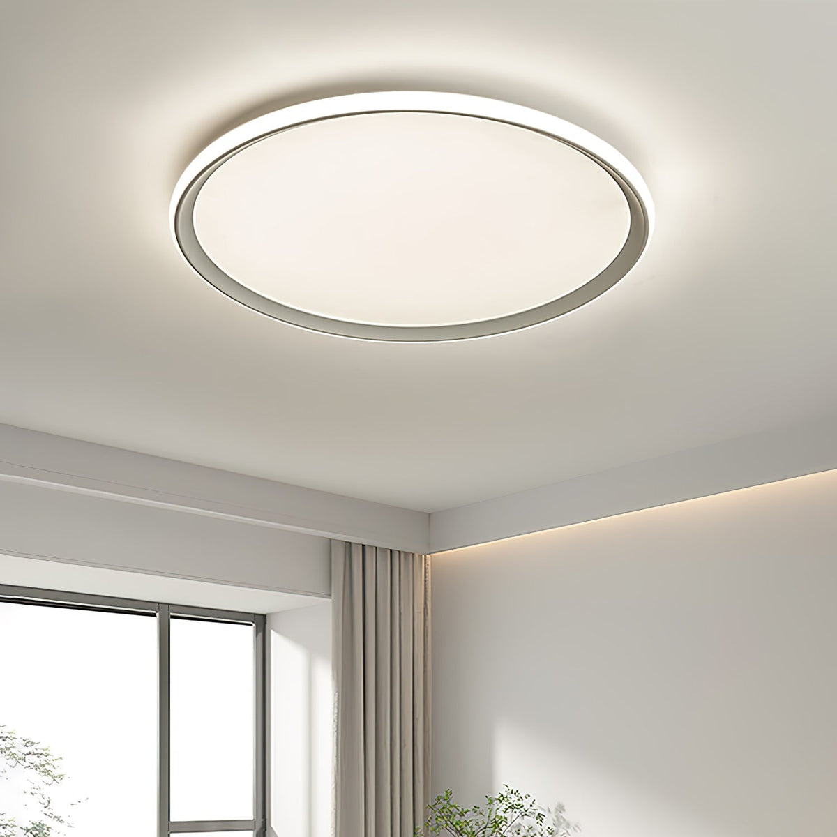 Avtheira Moderne minimalistische ronde plafondlamp met LED
