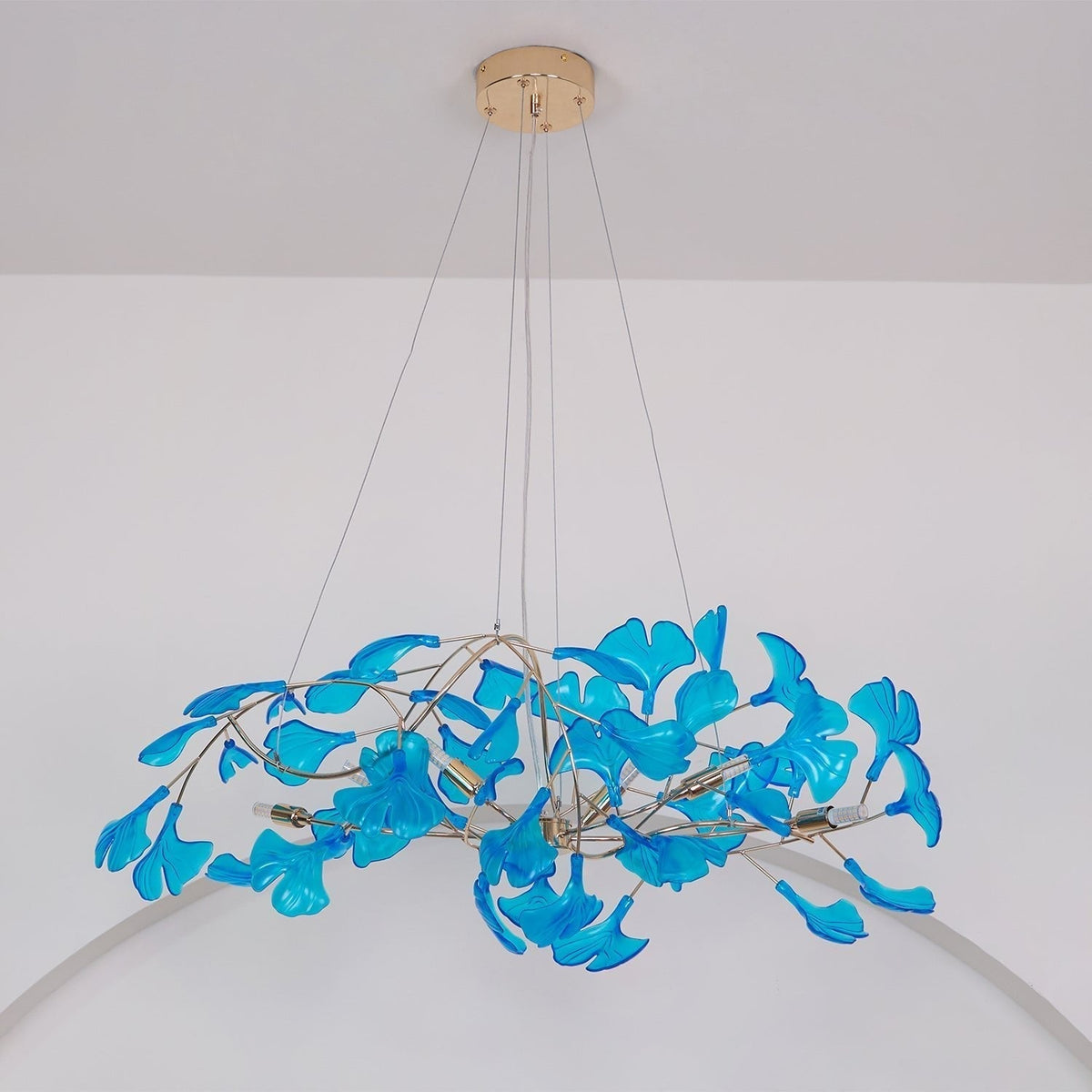 Ralenis luxe Ginkgo Leaf kroonluchter