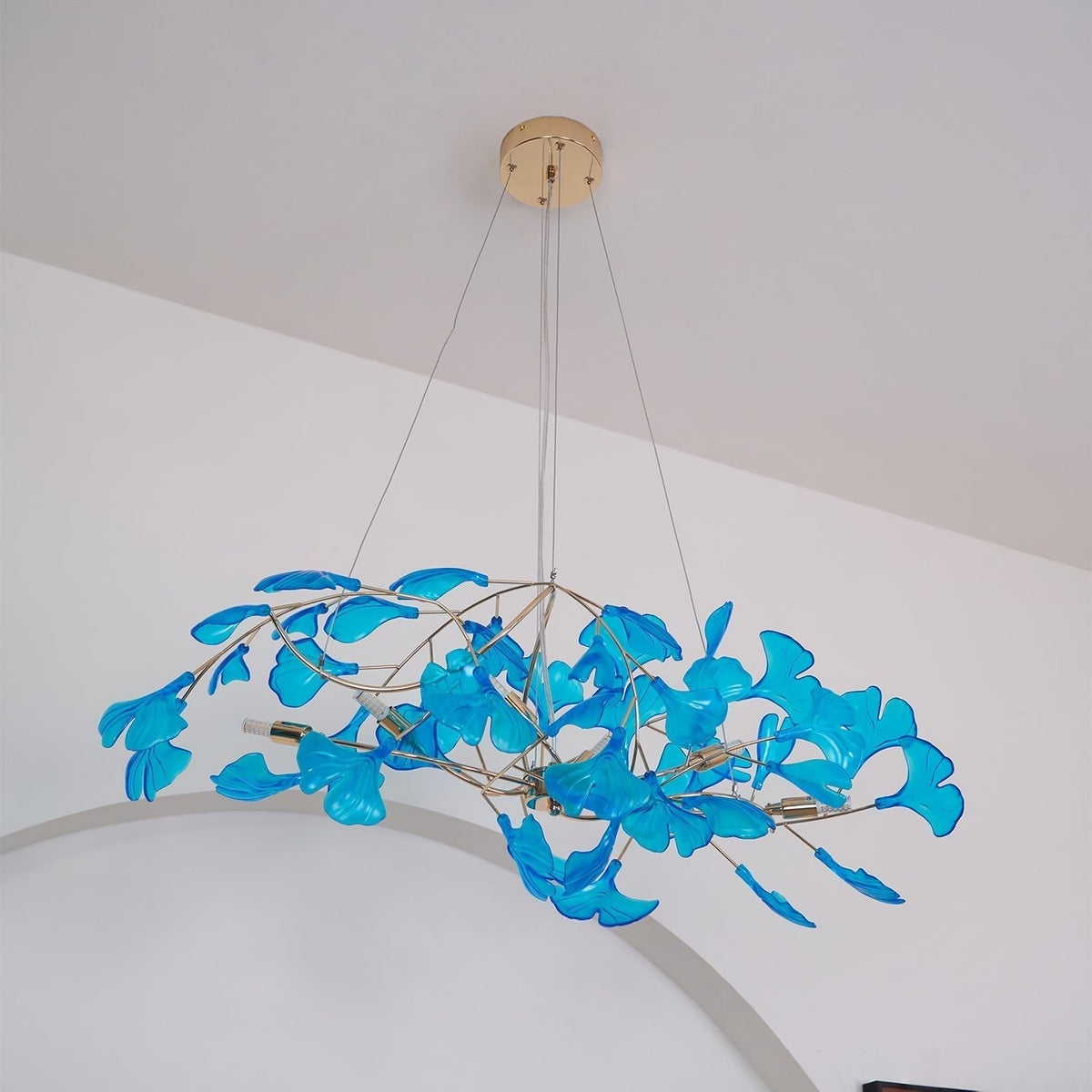 Ralenis luxe Ginkgo Leaf kroonluchter
