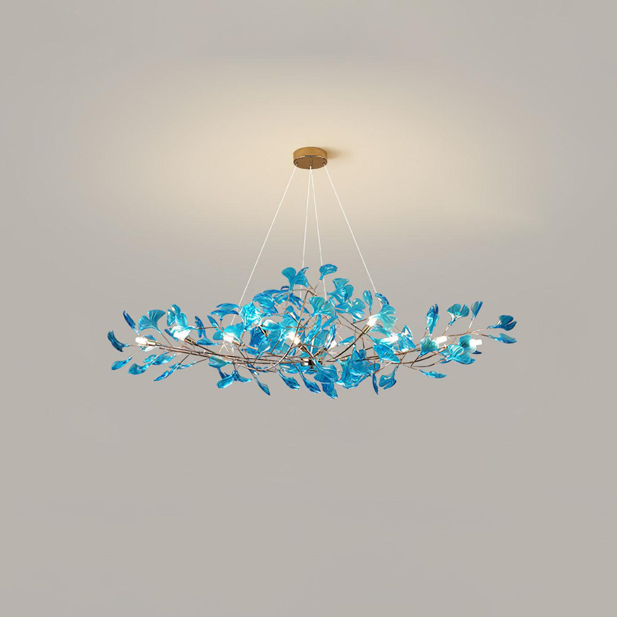 Ralenis luxe Ginkgo Leaf kroonluchter