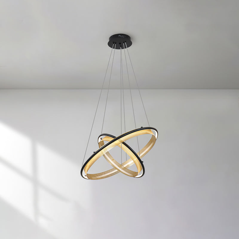 Erveliel moderne minimalistische LED ronde kroonluchter
