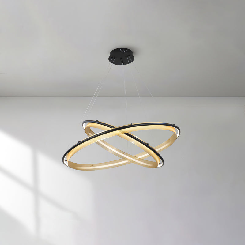 Erveliel moderne minimalistische LED ronde kroonluchter