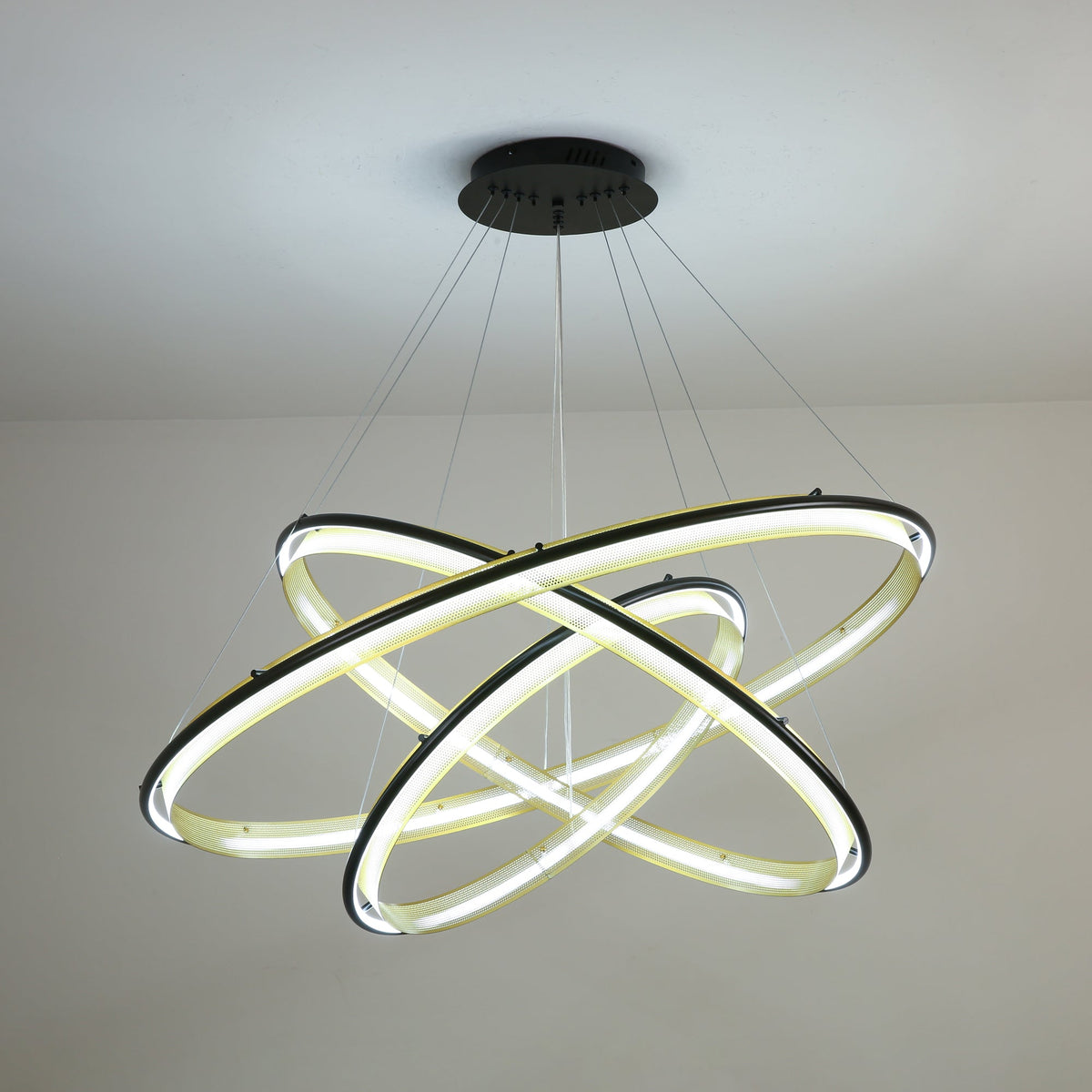 Erveliel moderne minimalistische LED ronde kroonluchter