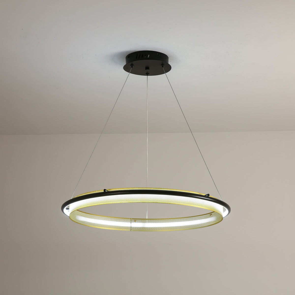 Erveliel moderne minimalistische LED ronde kroonluchter