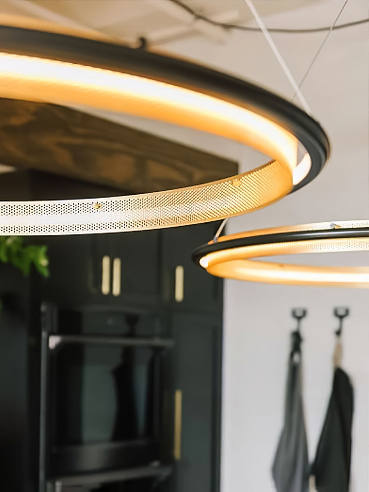 Erveliel moderne minimalistische LED ronde kroonluchter