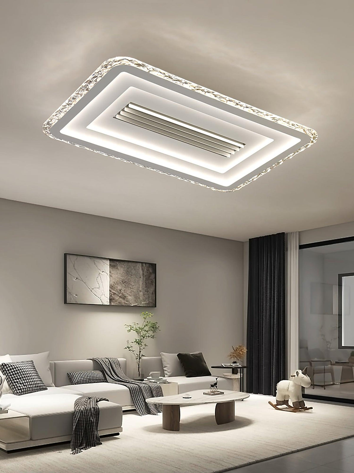 Ulthaara Moderne minimalistische ultradunne rechthoekige plafondlamp