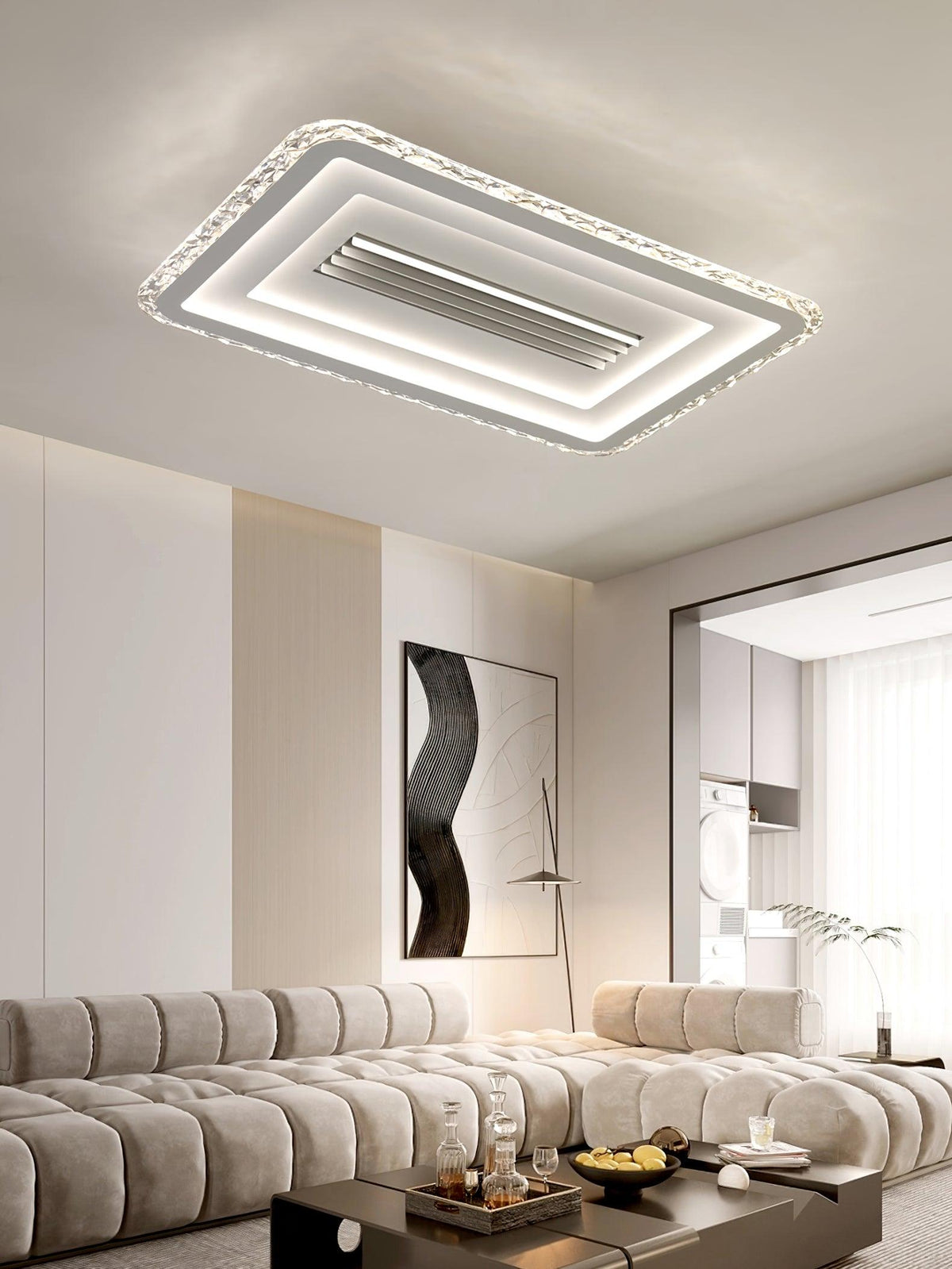 Ulthaara Moderne minimalistische ultradunne rechthoekige plafondlamp