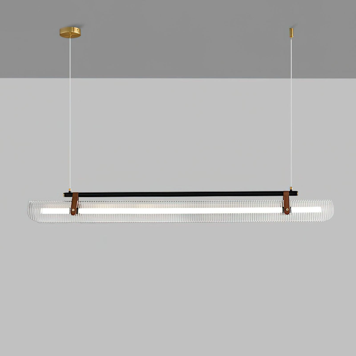 Niraenne Moderne hanglamp van acryl met lineair ontwerp voor eetkamer