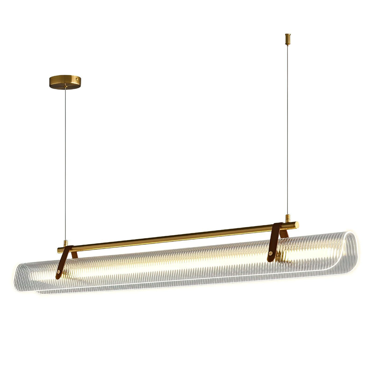 Niraenne Moderne hanglamp van acryl met lineair ontwerp voor eetkamer