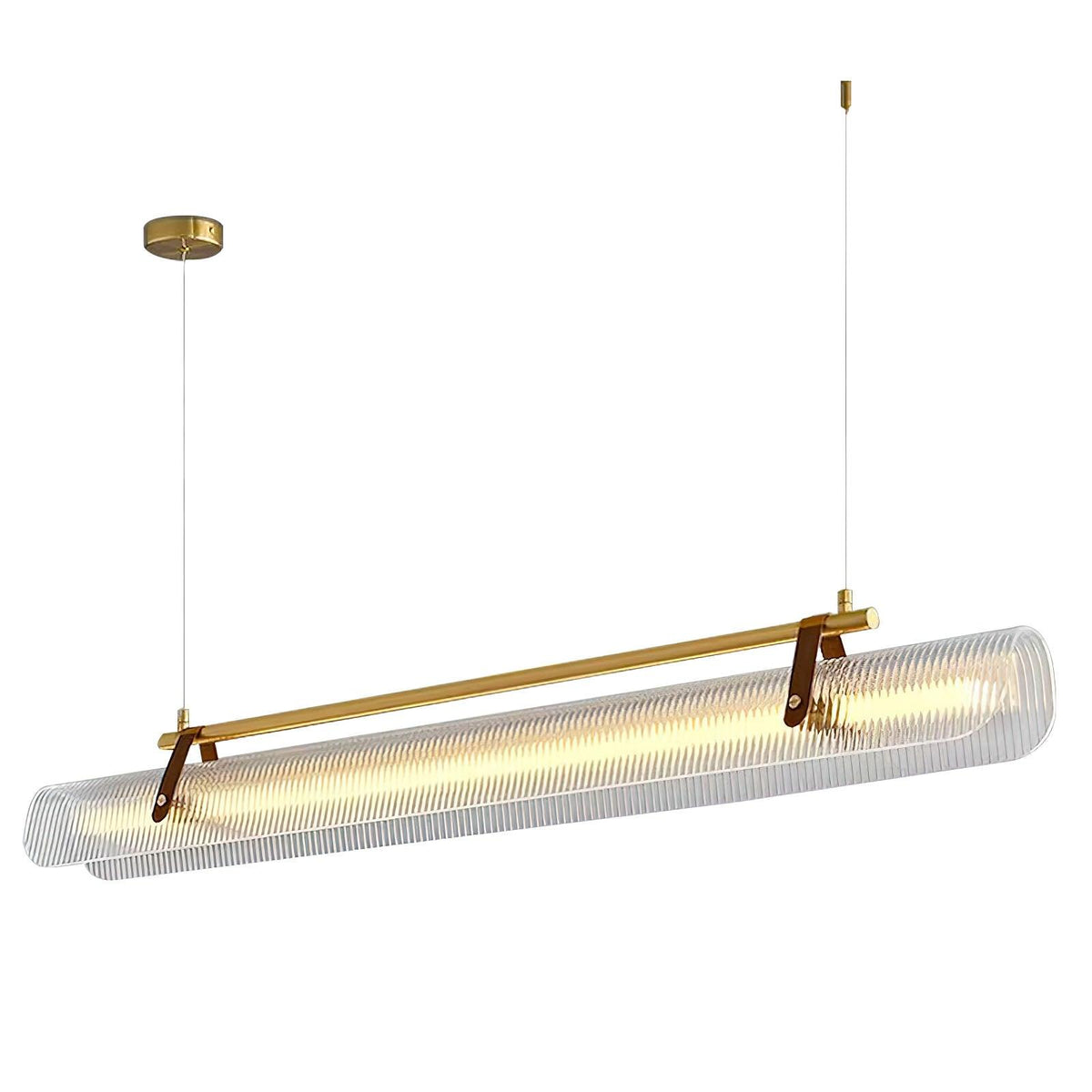Niraenne Moderne hanglamp van acryl met lineair ontwerp voor eetkamer