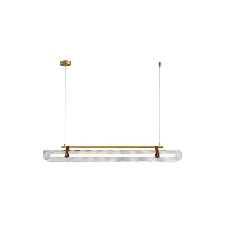 Niraenne Moderne hanglamp van acryl met lineair ontwerp voor eetkamer