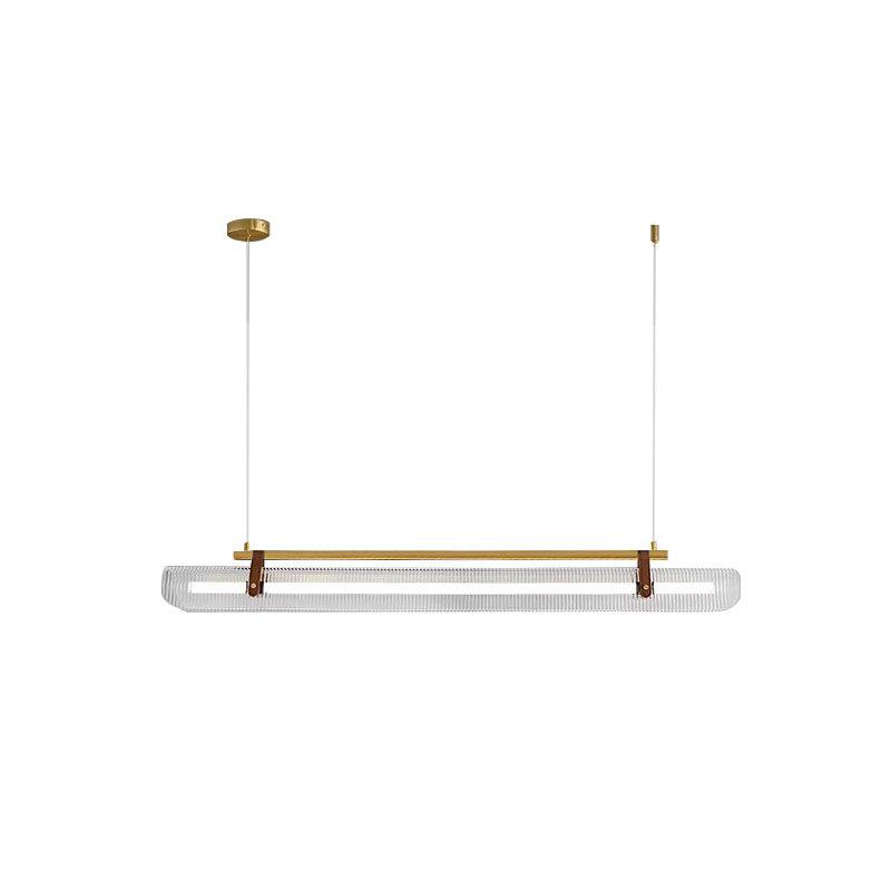 Niraenne Moderne hanglamp van acryl met lineair ontwerp voor eetkamer