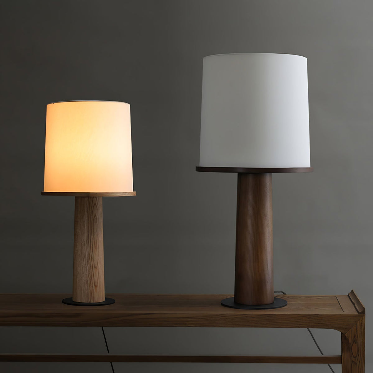 Rinirielle Houten Stoffen Moderne tafellamp