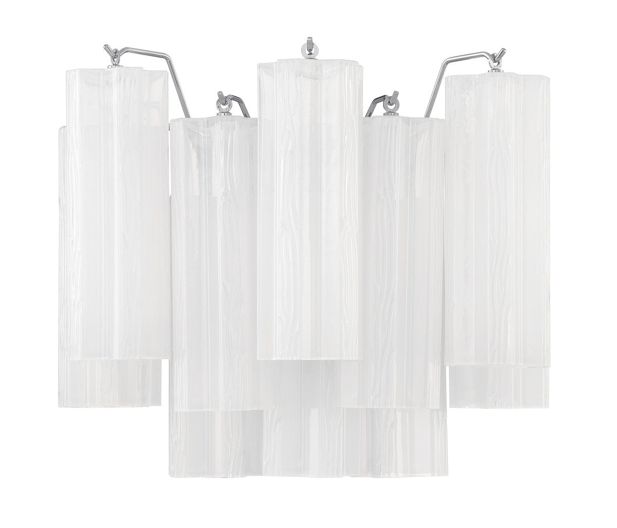 Ravo wandlamp Tronchi Glasbuis Gelaagd Amber Modern