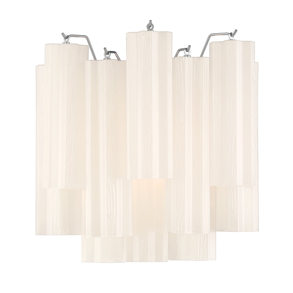Ravo wandlamp Tronchi Glasbuis Gelaagd Amber Modern