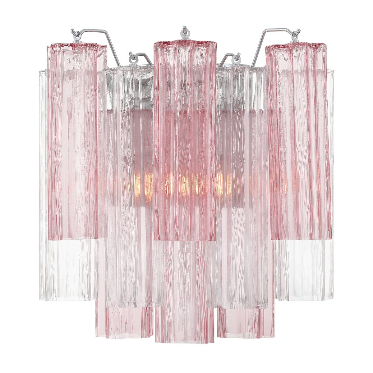 Ravo wandlamp Tronchi Glasbuis Gelaagd Amber Modern