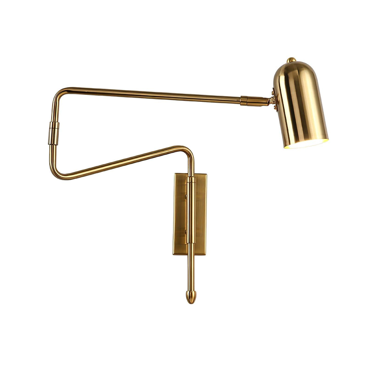 Nox verstelbare arm wandlamp met stekker