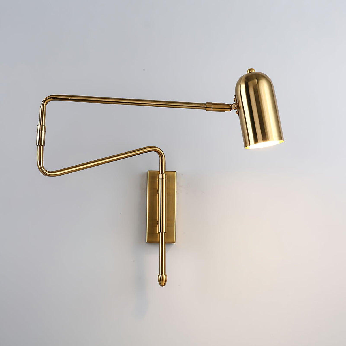 Nox verstelbare arm wandlamp met stekker
