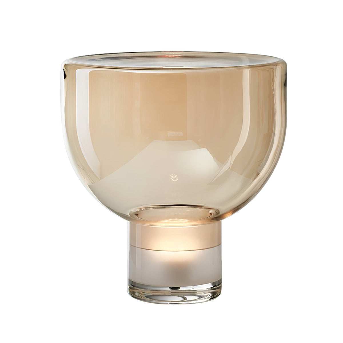 Cavm elegante tafellamp van glas