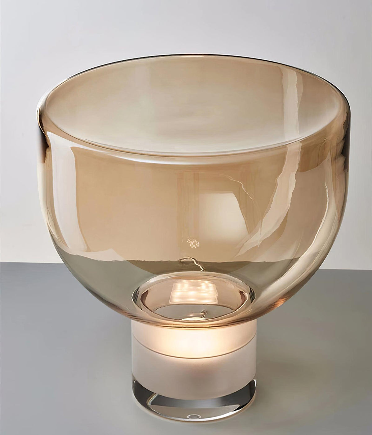 Cavm elegante tafellamp van glas