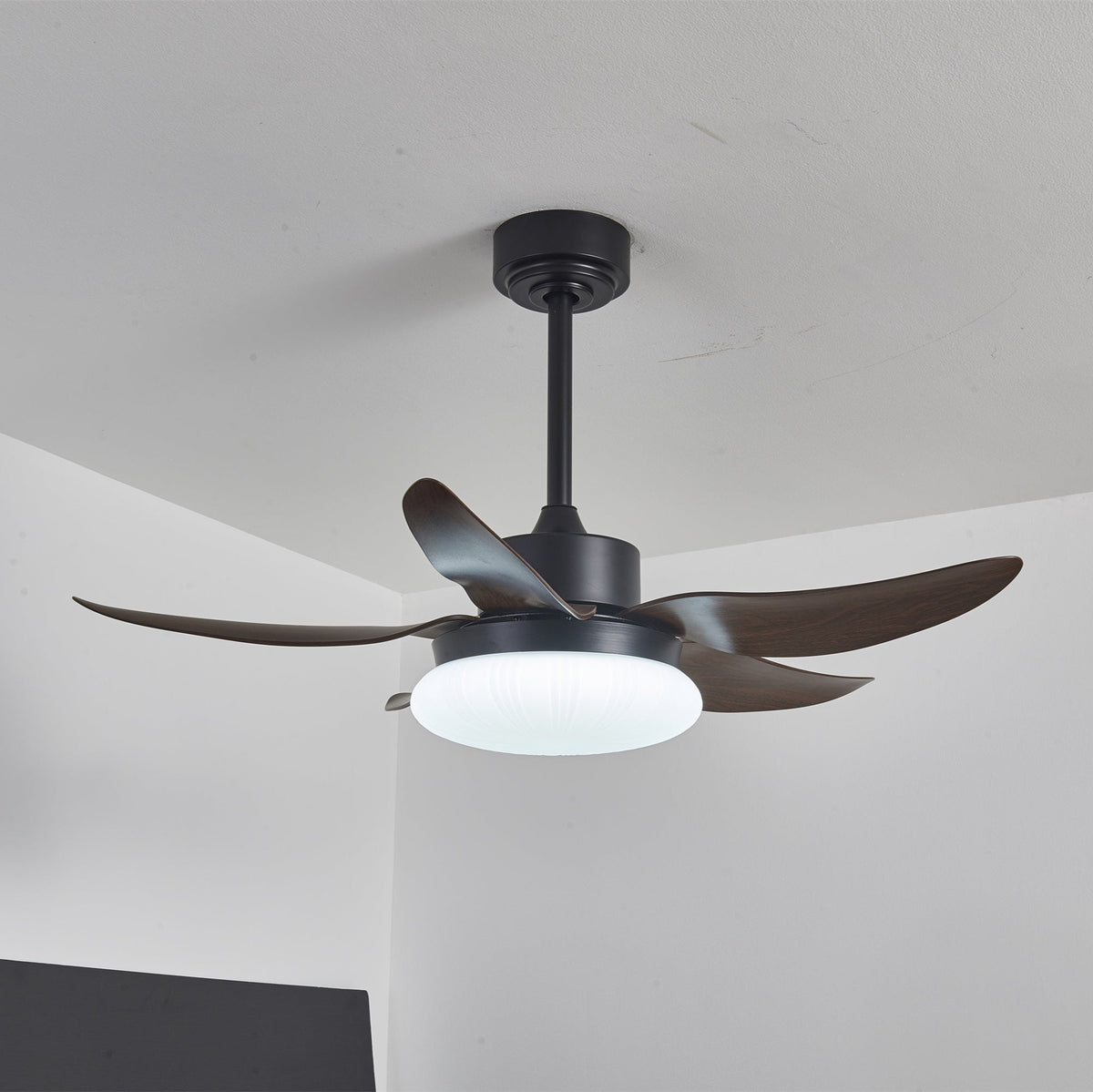 Zerith modern Hout Plafondventilator met lamp