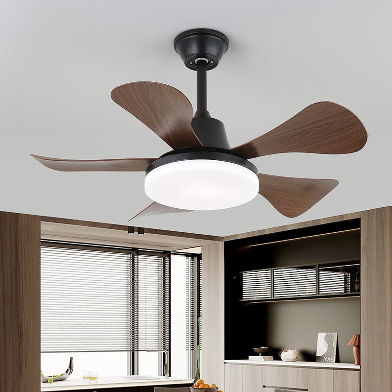 Aurefan houten plafondventilator met verlichting