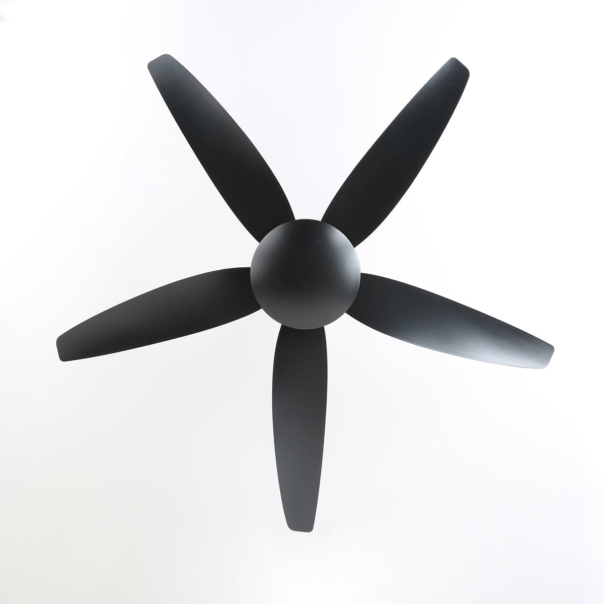 Onyxa minimalistisch plafondventilator met verlichting