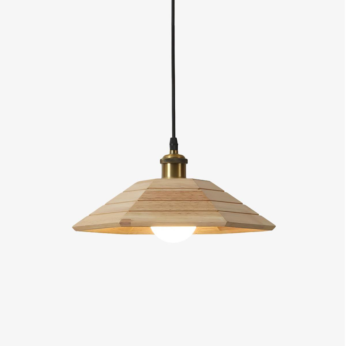 Evys Traditionele hanglamp van hout