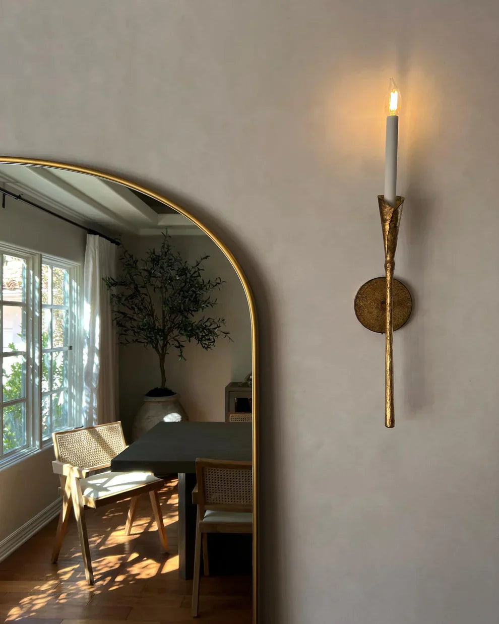Alessio Vintage Antiek Metaal Stof Wandlamp Lampenkap Keuken Slaapkamer Woonkamer