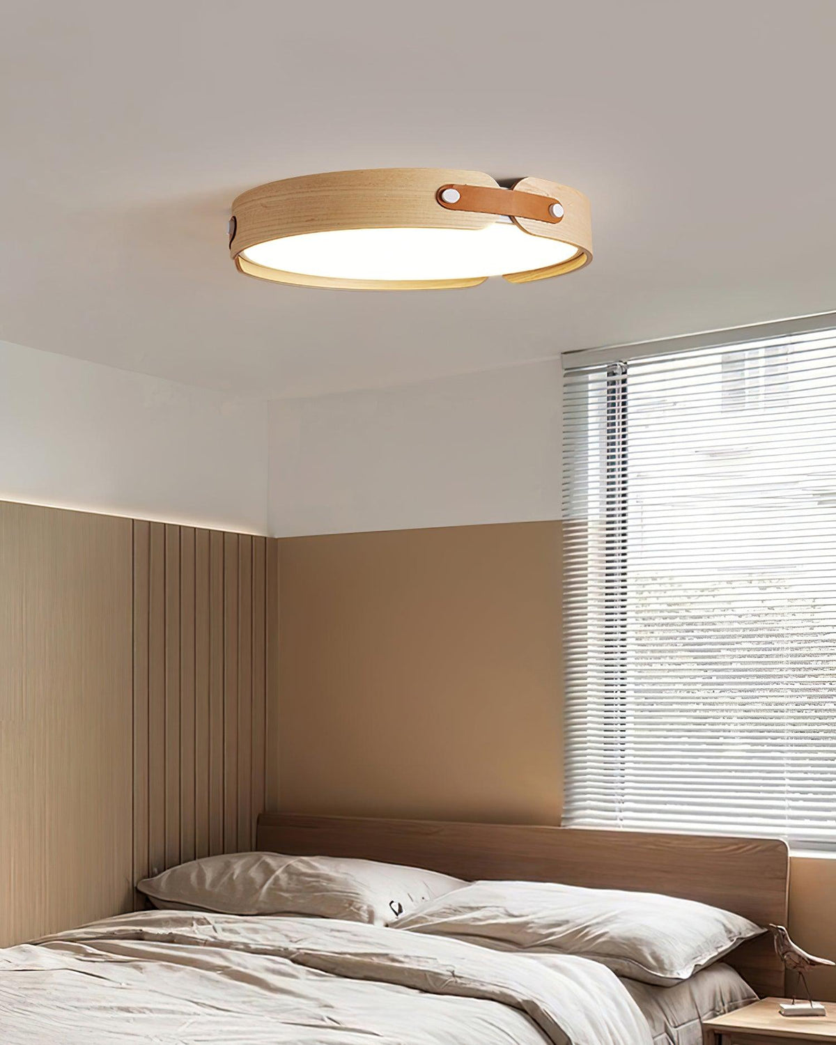 Edan Moderne minimalistische plafondlamp van hout