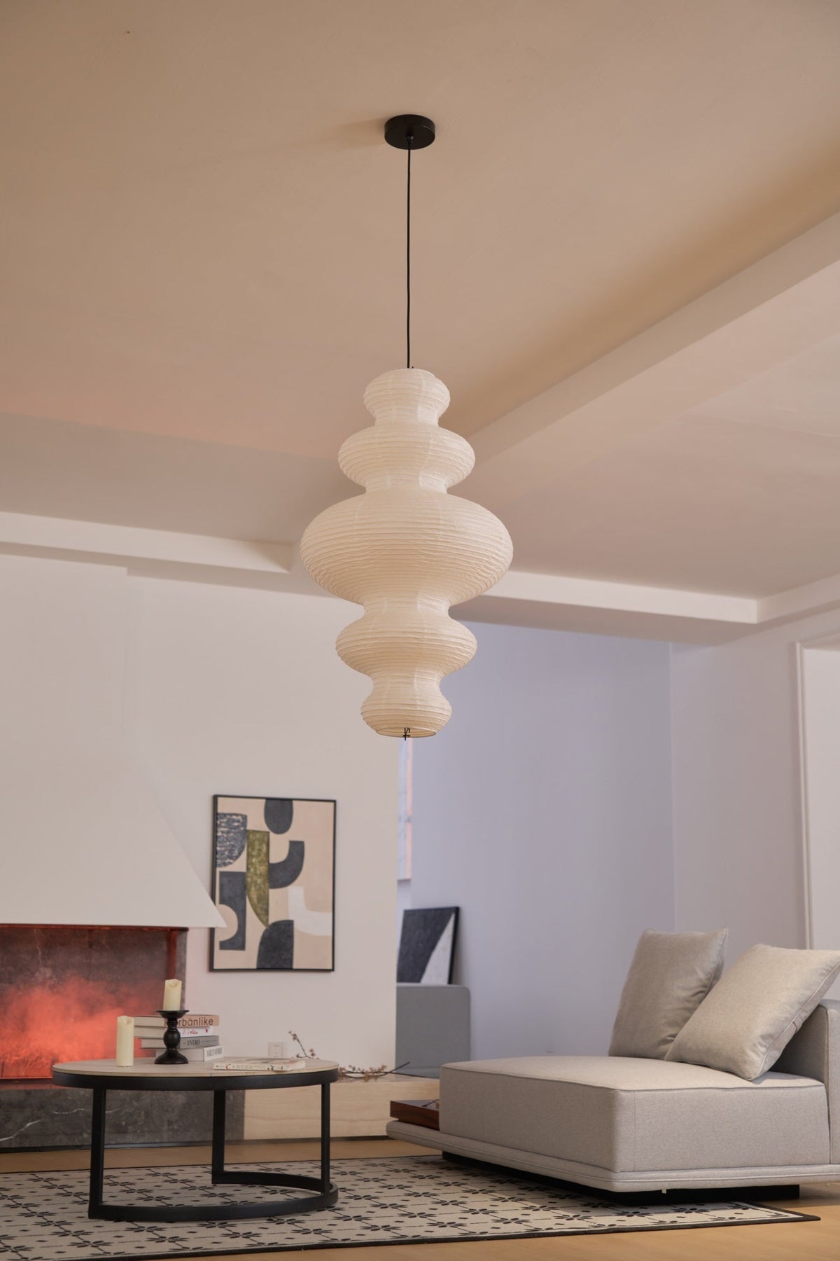 Lunivora traditionele hanglamp van papier