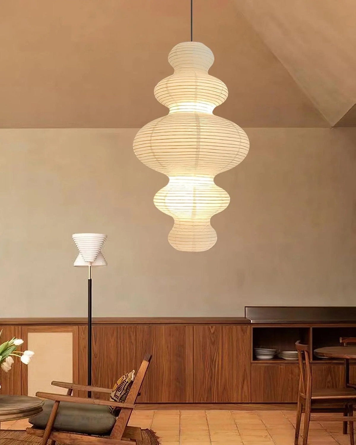 Lunivora traditionele hanglamp van papier