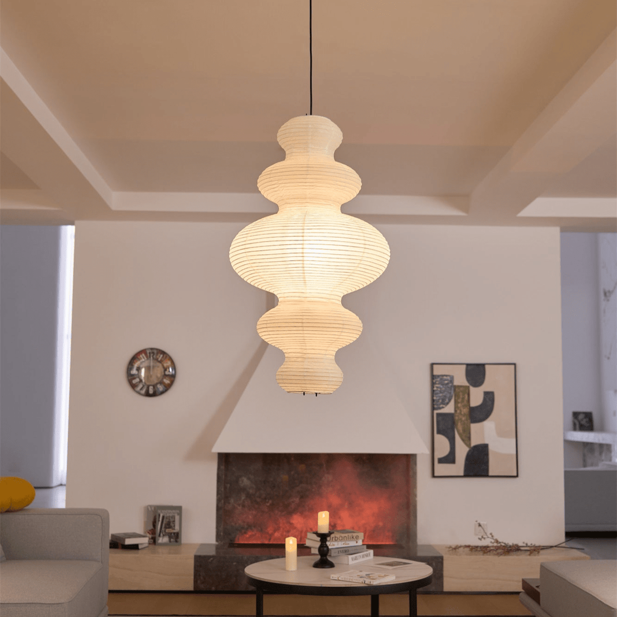 Lunivora traditionele hanglamp van papier