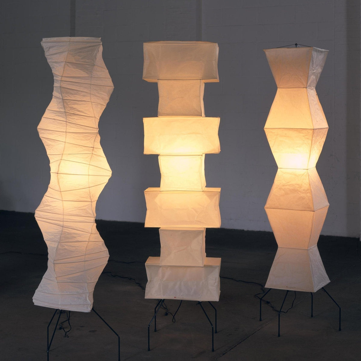Avara vloerlamp van rijstpapier