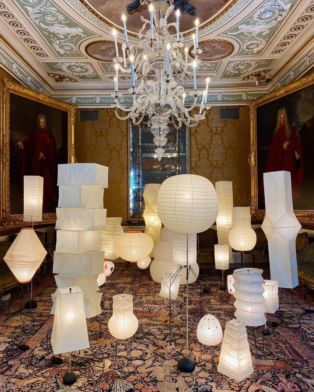 Avara vloerlamp van rijstpapier