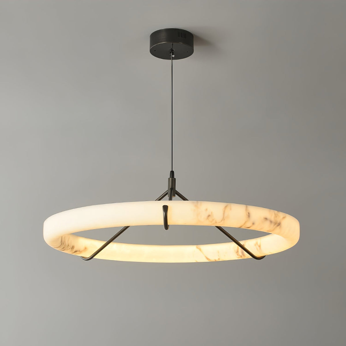 Avenisora Moderne hanglamp van albast