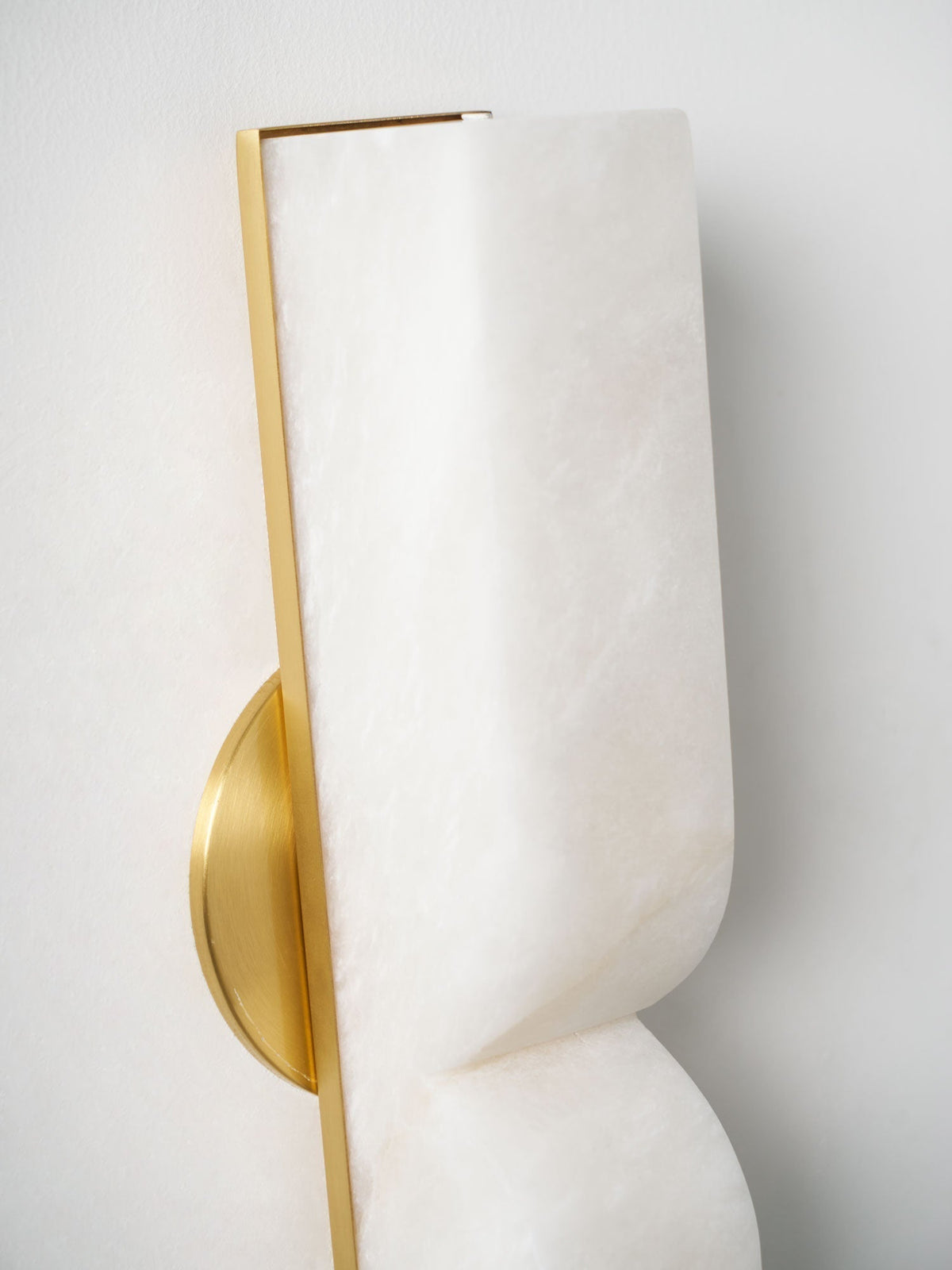 Niveelle Albast Rechthoekige wandlamp