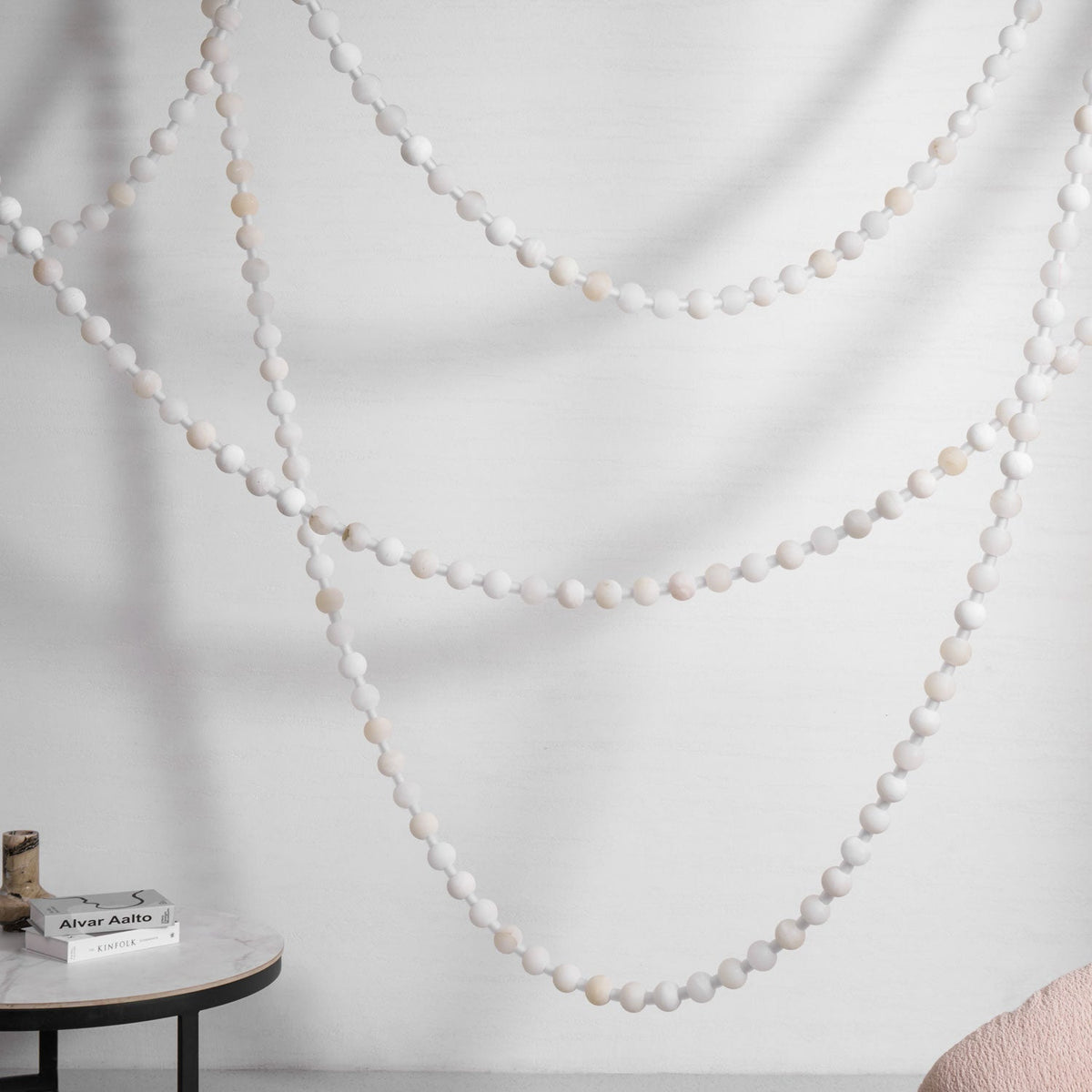 Grempt albast Pearl Necklace Kroonluchter