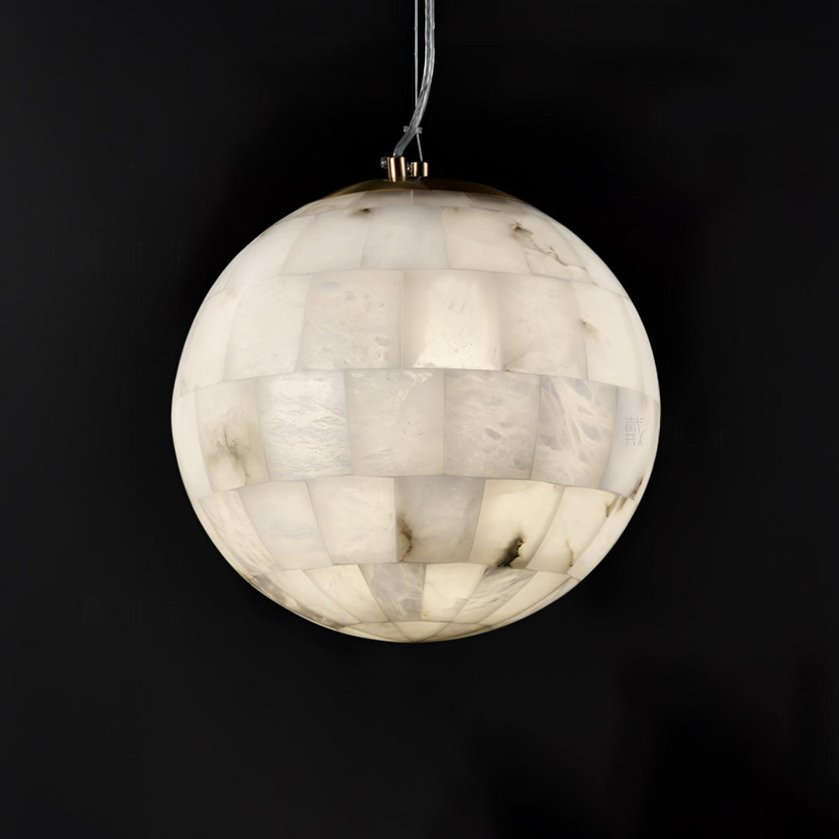 Amo albasten hanglamp bolvormig